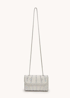 front Sparkling Rhinestone Starburst Evening Bag