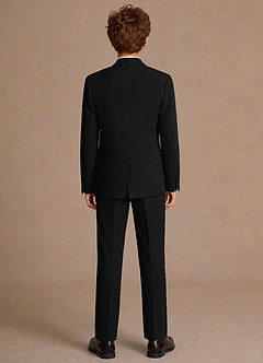 front James Svart Junior 2-delad kostym