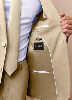 front James Champagner Anzug