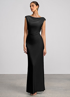 Althea Black Maxi Dress image4