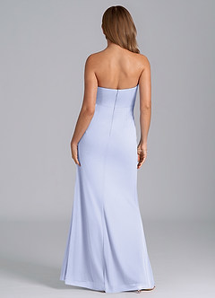 Azazie Mariya Jurken voor bruidsmeisjes Jurk van Mesh met Zeemeermin Strapless Lavendel image6