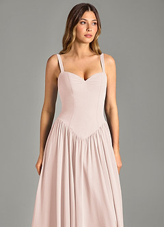 Azazie Evadina Suknie dla druhen Linia A Gorset Szyfon Do ziemi Sukienka image6