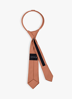 front Boy's Stretch Satin Pre-Tie