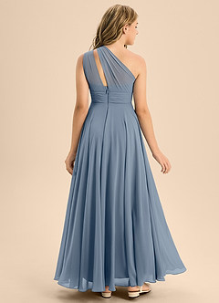 Azazie Charlize Junior Twilight A-Line Pleated Chiffon Dress image2