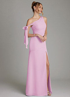 Azazie Aylin Suknie dla druhen Osłona Zza ramienia Szyfon Do ziemi Sukienka image6