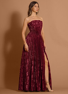 Audrina Wine Maxi Dress image4