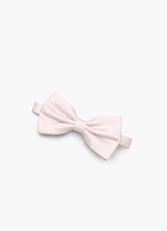 front Matte Satin Bow Tie and Pocket Square Set