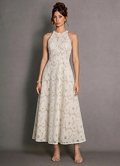 Selira Maxi Klänning Vit image3