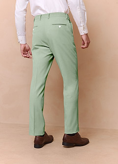 front James Dusty Sage Structured Stretch Dress Pants