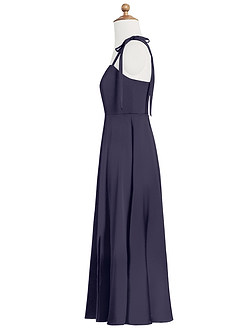 Azazie Rosey Junior A-Linie Herzausschnitt Stretch-Satin Kleid Sturm image9