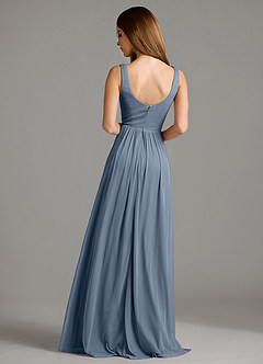 Azazie Keyla Bridesmaid Dresses Twilight A-Line Pleated Mesh Dress image2