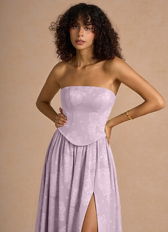 Vestido Lila Escarchada Midi Isaura image5