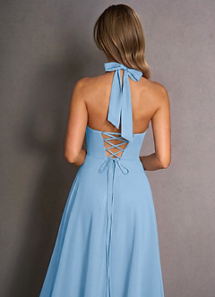 Isabeau Haze Blue Maxi Dress image6