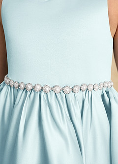 Azazie Julietta Blumenmädchenkleider Ballkleid Cabrio Tüll Kleid Seegrün image10