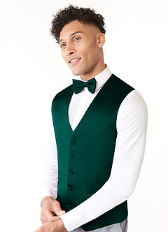 front Matte Satin Vest
