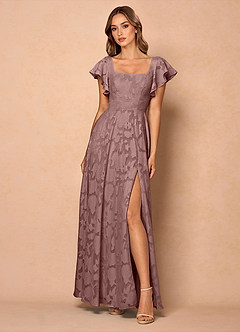Anna Light Pink Ruffled Maxi Dress image3