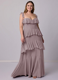 Barbie ♥ Azazie Bridesmaid Dresses Dusk A-Line Sweetheart Neckline Chiffon Dress image6