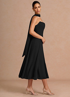 Robe Midi Noir Gabriela image4