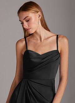 Azazie Bona Stretch Satin Dress Slutrea  image6