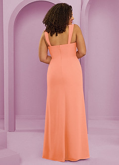 Barbie ♥ Azazie Bridesmaid Dresses Sunset Mermaid Pleated Chiffon Dress image7