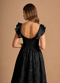 Thalia Black Midi Dress image6
