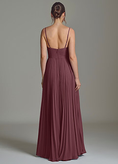 Azazie Catie Bridesmaid Dresses Sangria A-Line Sweetheart Neckline Chiffon Dress image6
