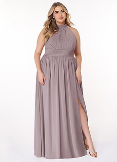 Azazie Iman Bridesmaid Dresses A-Line A-Line Ruched Chiffon Floor-Length Dress image11