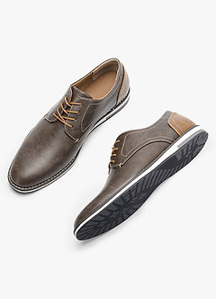 front Men's PU Business Casual Shoes