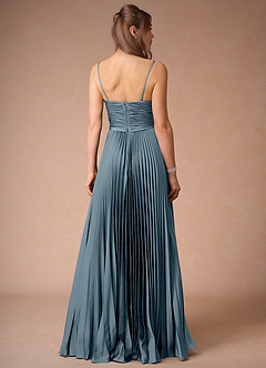 Maxi jurk Eileen Poederblauw image2