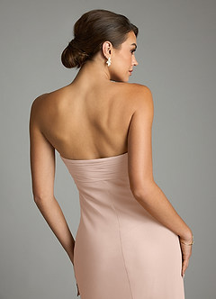 Azazie Saylor Bridesmaid Dresses English Rose Mermaid Strapless Chiffon Dress image10