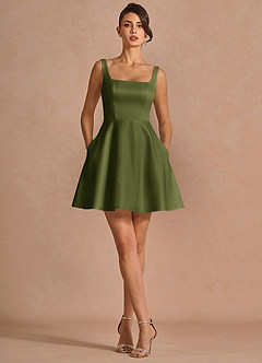 Brynn Olive Mini Dress image3