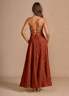 Marlo Castaniu Rochie de bal cu corset image2