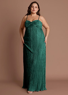 Vestido Verde Esmeralda Largo Nephele image10