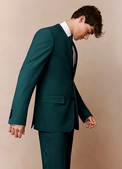 front James Pine Structured Stretch Suit Jacket