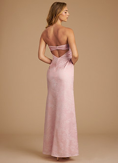 Azazie Leonis Bridesmaid Dresses Pastel Pink Blossom Mermaid Strapless Blossom Convertible Dress image2