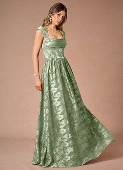 Vestido Verde Claro Maxi Hazel image4