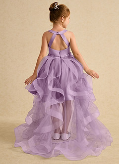 Azazie Julietta vestidos de niña de las flores Vestido de Glicinia de Tul de Princesa con Convertible image1