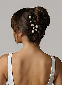 front Singular Pearl Hairpins 18pic Set