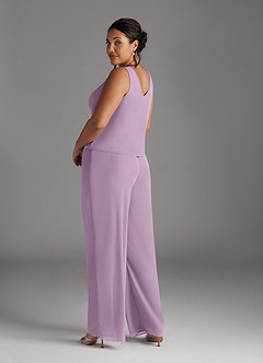 Azazie Frances vestidos de madre de la novia Vestido de Glicinia de Malla de Mono/Traje de pantalón con Scoop image13