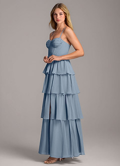 Azazie Alanna Bridesmaid Dresses Twilight A-Line Sweetheart Neckline Chiffon Dress image6