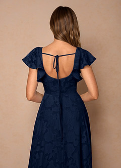 Talia Navy Midi Dress image6