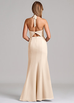 Azazie Emeria Suknie dla druhen Syrena Dekolt w kształcie serca Szyfon Do ziemi Sukienka image2