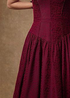 Maxi jurk Alice Kastanjebruin image6