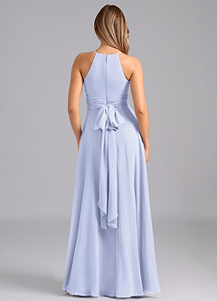Azazie Denver Bridesmaid Dresses Lavender A-Line Pleated Chiffon Dress image6