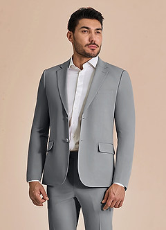 front William Grey Comfort Blend  Suit Jacket