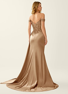 Nerine Champagne Corset Mermaid Prom Dress image6