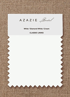 front Azazie Bridal Lining Swatches