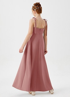 Azazie Rosey Junior Dusty Rose A-Line Sweetheart Neckline Stretch Crepe Dress image6