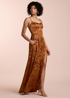 Abigail Caramel Maxi Dress image2