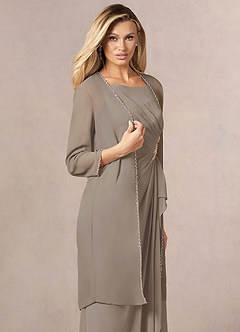 front Azazie Florida Chiffon Wrap